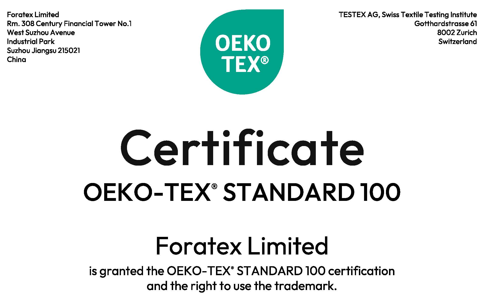 FORATEX Certification 5